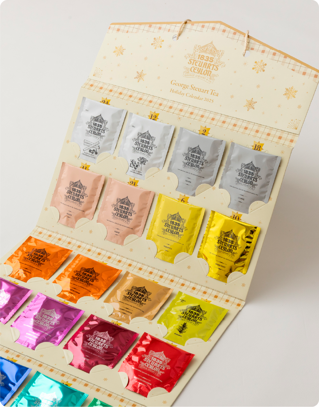【送料無料】紅茶のホリデーカレンダー2025 (ホワイト)