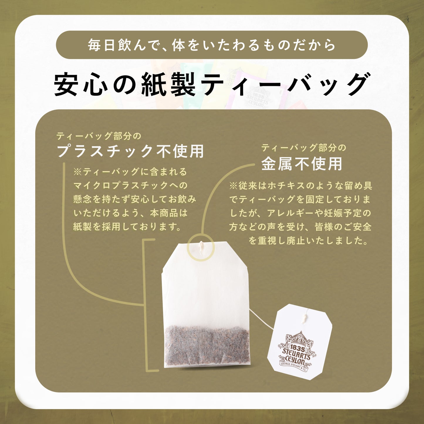 白封筒(5種アソートティーバッグ)