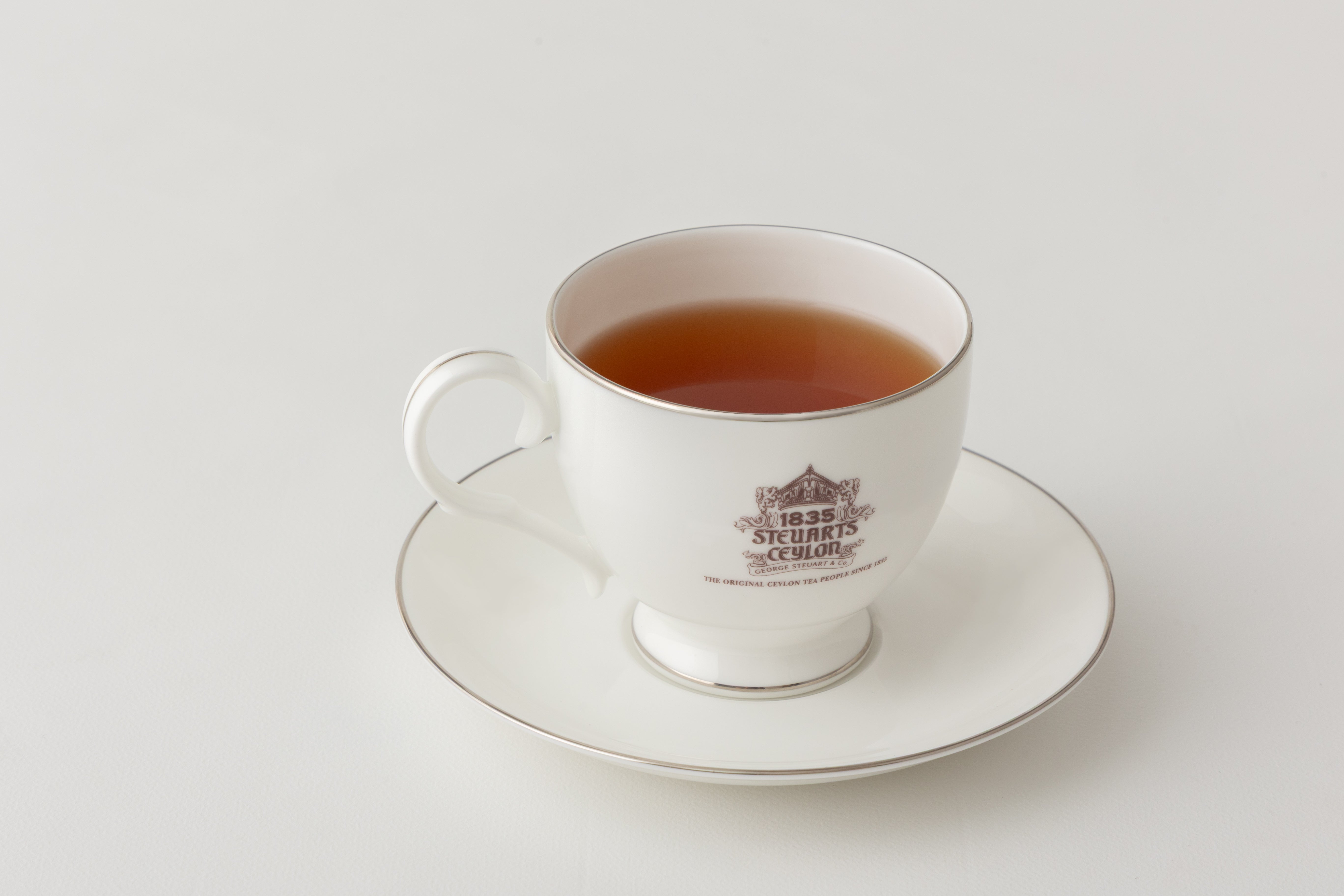 ノリタケ製 ティーカップ＆ソーサーセット（George Steuart Tea ロゴ