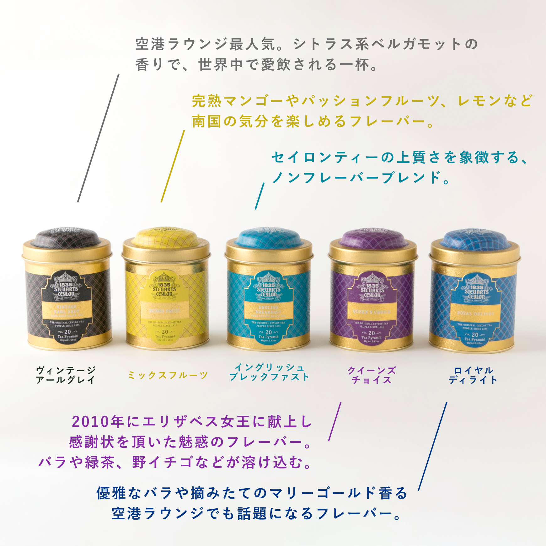 メタル缶コンプリートセット|ジョージスチュアートティ公式通販 メタル缶コンプリートセット|ジョージスチュアートティ公式通販