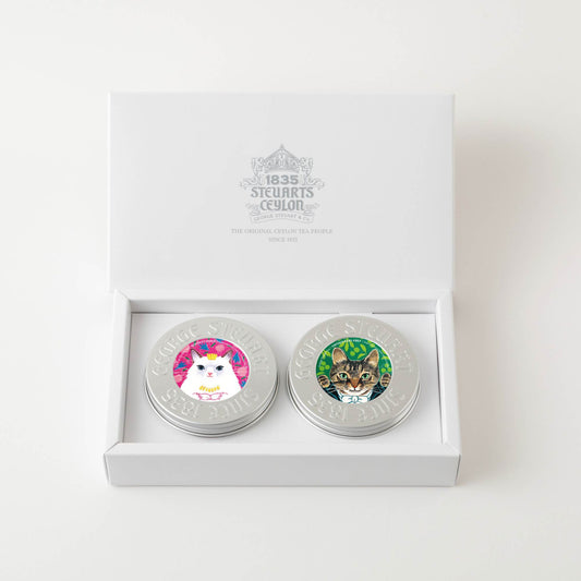 【猫缶】ミニ缶ギフト（2個セット）こむぎ＆ルナ