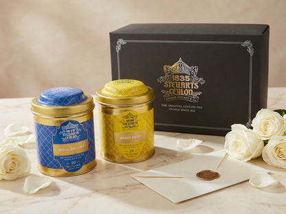 メタル缶 化粧箱入りセット ロイヤルディライト×ミックスフルーツ