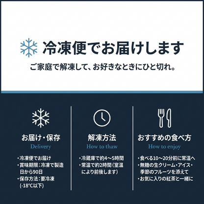 オレンジ香るパウンドケーキ（2個セット・冷凍配送送料無料）
