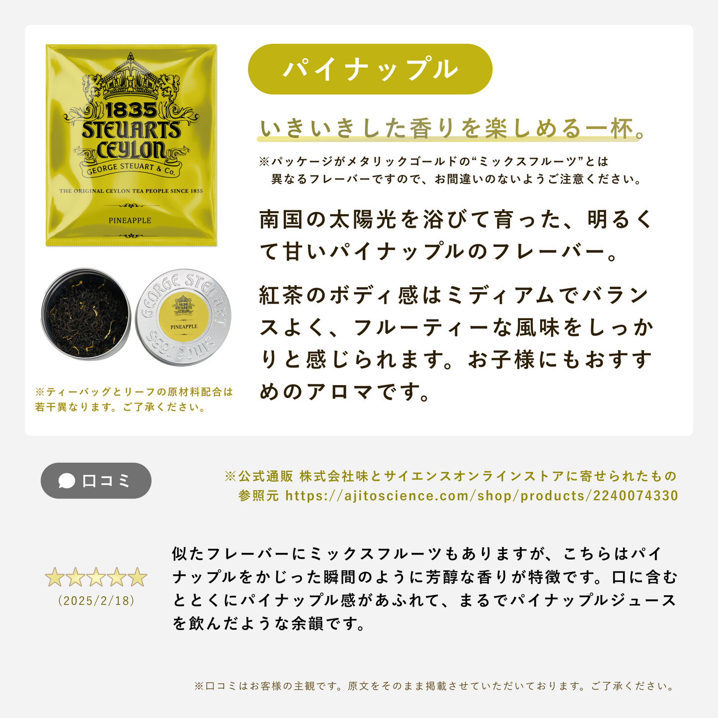 【期間限定】ティーバッグ10袋セット