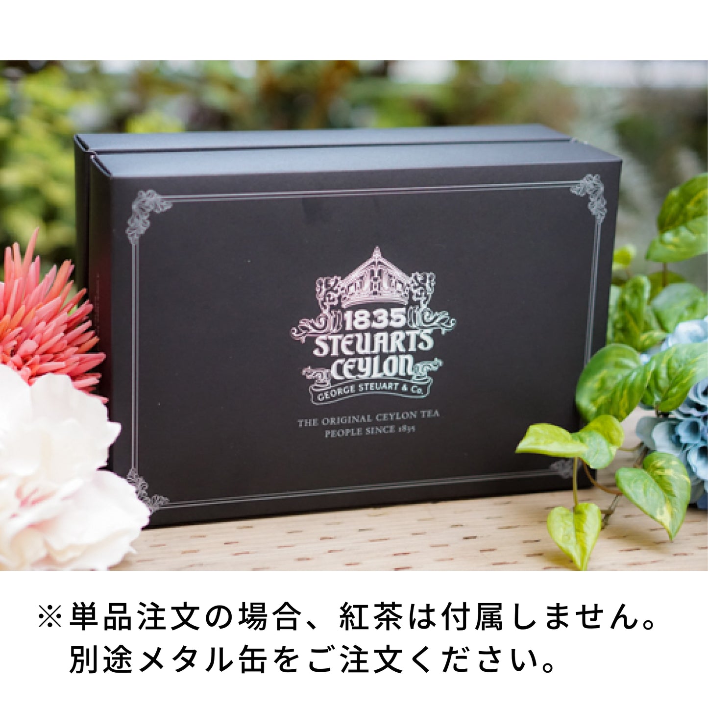 メタル缶専用化粧箱 GSTロゴ入り