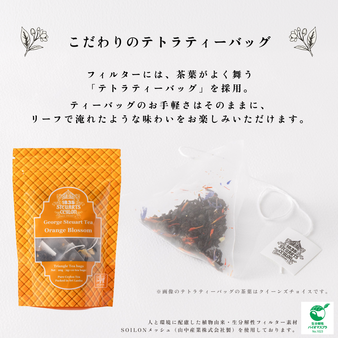 オレンジブロッサム テトラティーバッグ10包 袋入り